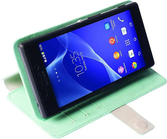 Krusell Портмоне Изкуствена Кожа / Кожа Зелен (Xperia Z2)