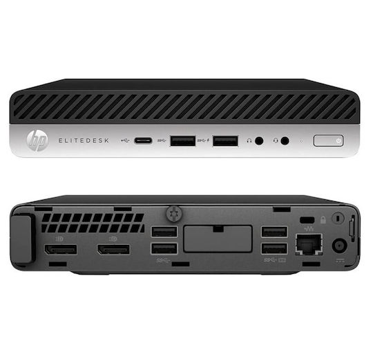 HP Elitedesk 800 G3 Mini Refurbished Grade A (Core i5-7600T/8GB/128GB SSD/W11 Pro)