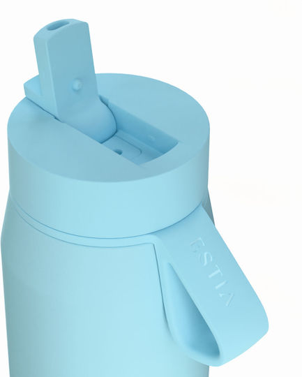 Estia Pulse Save The Aegean Рециклируема Бутилка Термос Неръждаема Стомана Без BPA 500ml Arctic