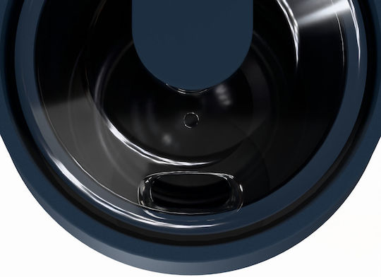 Estia Lens Save The Aegean Чаша Термос Неръждаема стомана Без BPA 360ml Индиго с Сламка