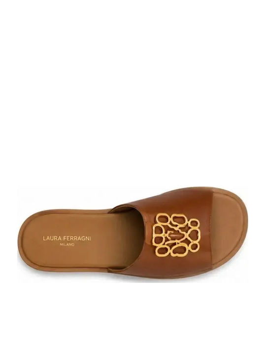 Women's Flat Sandals Tabac Brown