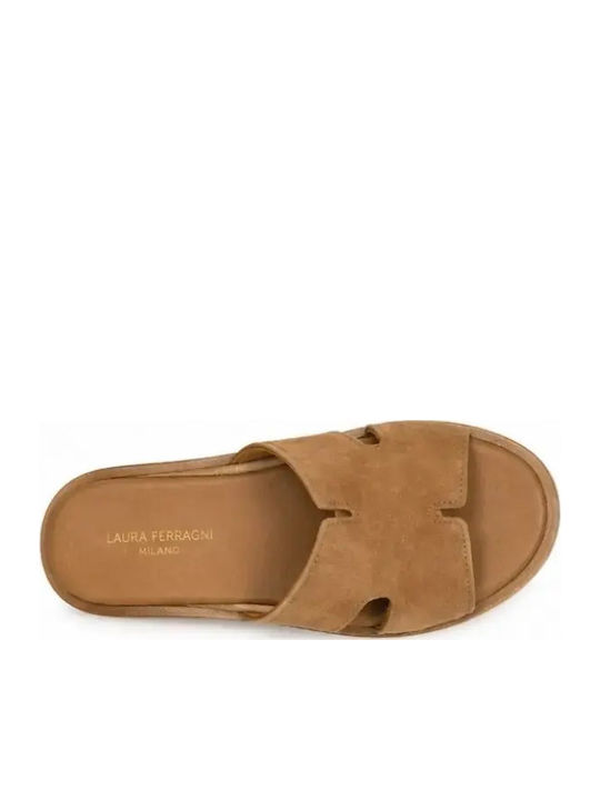Women's Flat Sandals Tabac Brown HTA-02