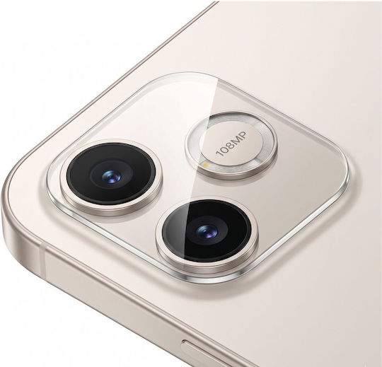 Avizar Handy-Kameraschutz Honor 600 Lite Monoblock Gehärtetes Glas Transparent