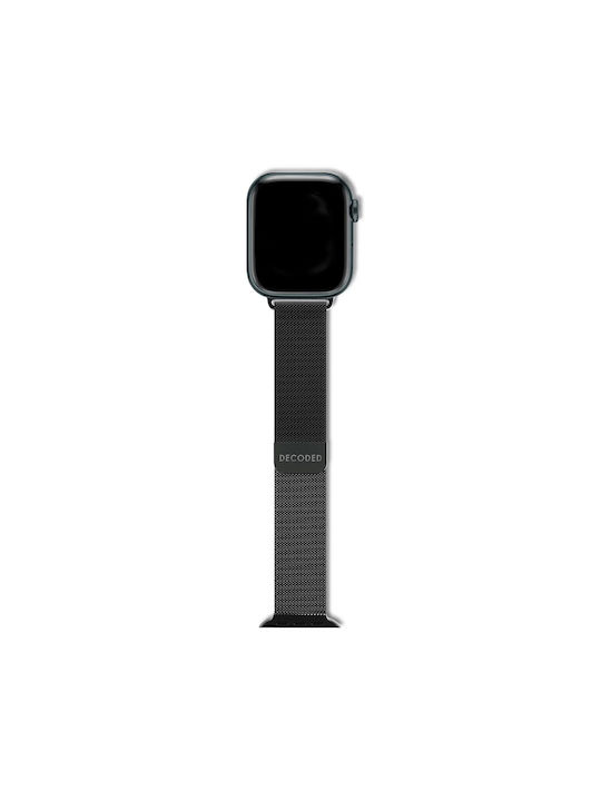 Decoded Milanese Loop Apple Watch 44 45 46 49mm Stainless Steel Black