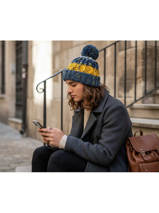 Pom Pom Beanie Unisex Knitted Beanie