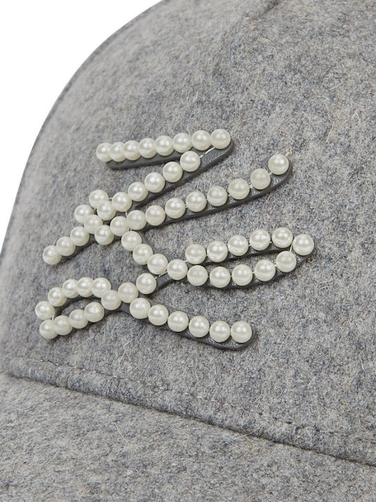 Καπέλο Jokey Karl Lagerfeld Γκρι K Autograph Wool Pearls Cap B3w33005-257