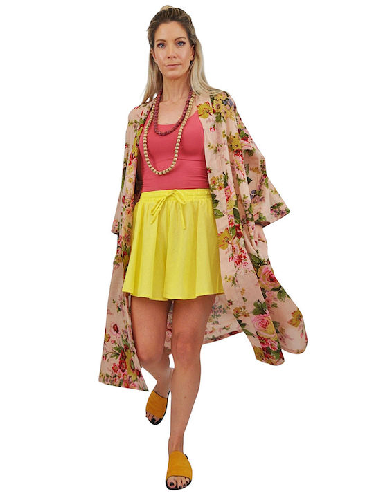 Kalimera Clothing Athens Кимоно За Плаж Розово