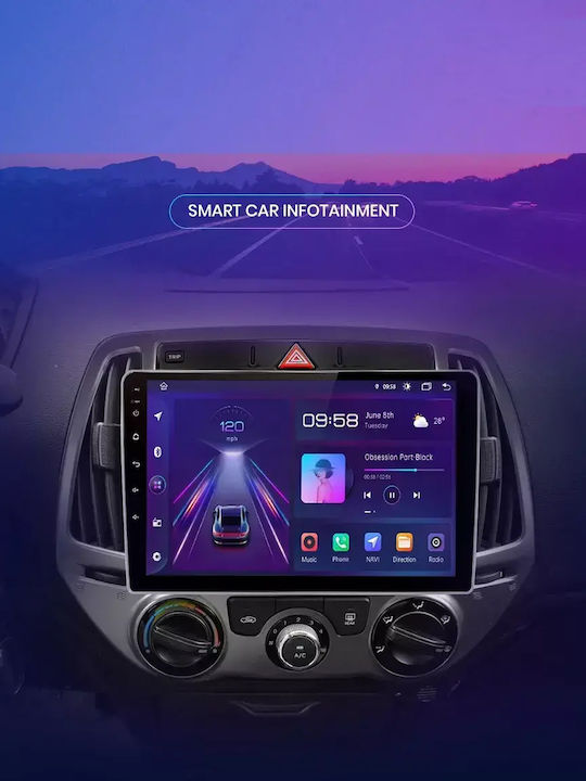 Seat Leon 2008 Android Мултимедия Carplay Androidauto GPS Вграден Wi-Fi Bluetooth SH56