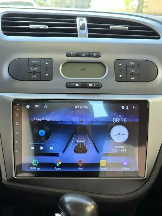 Seat Leon 2008 Android Мултимедия Carplay Androidauto GPS Вграден Wi-Fi Bluetooth SH56