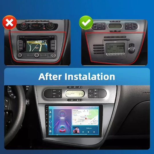 Seat Leon 2007 Android Multimedia Carplay Android Auto GPS Wi-Fi Bluetooth