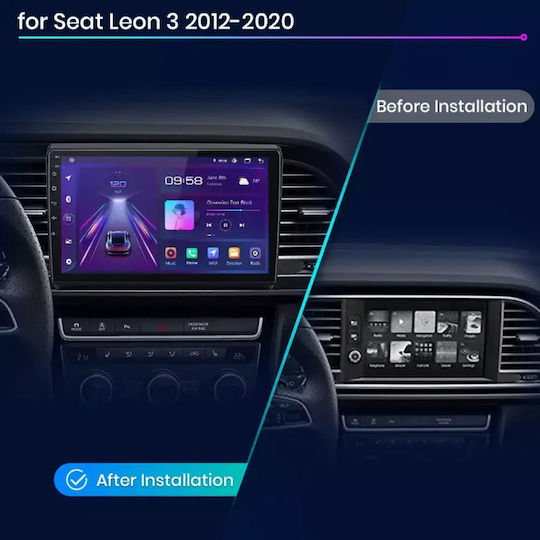 Seατ Leon 2013 Android Multimedia Carplay Androidauto Gps Wi-fi Bluetooth Sh71