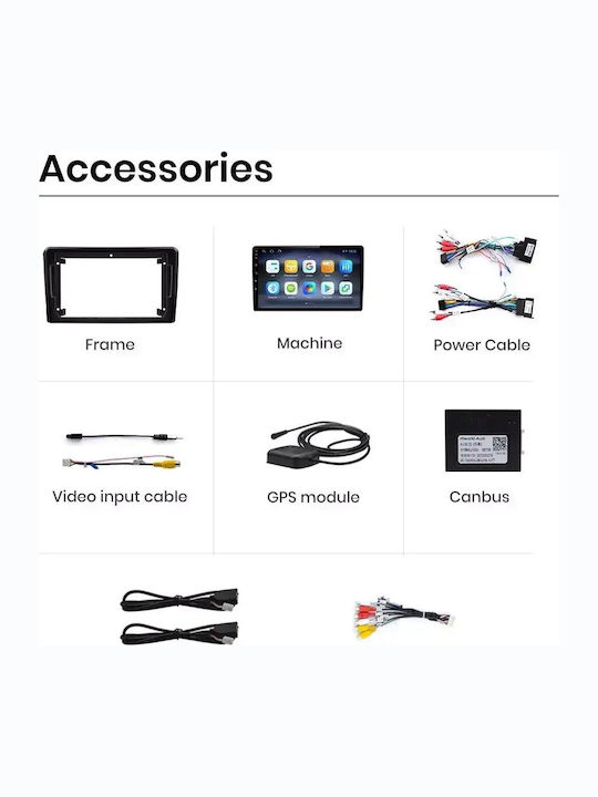 Audi A3 2006 Android Multimedia Carplay Androidauto Gps Wi-fi Bluetooth Sη33