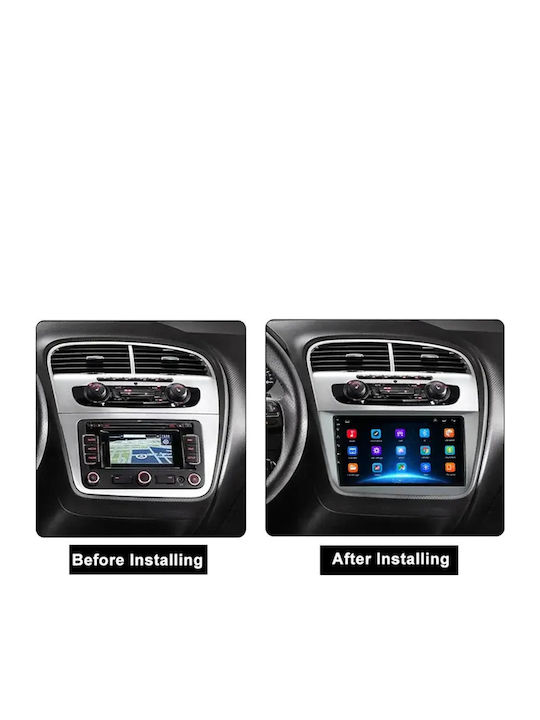 Seat Leon 2006 Android Мултимедия Carplay Androidauto GPS Вграден Wi-Fi Bluetooth SH54