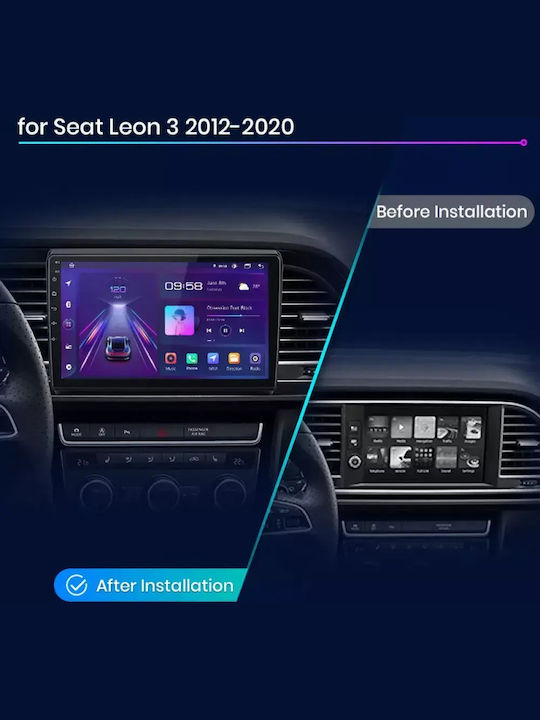 Seat Leon 2016 Android Мултимедия Carplay Androidauto GPS Вграден Wi-Fi Bluetooth SH74