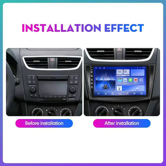 Suzuki Swift 2015 Android Мултимедия Carplay Androidauto GPS Вграден Wi-Fi Bluetooth SH51