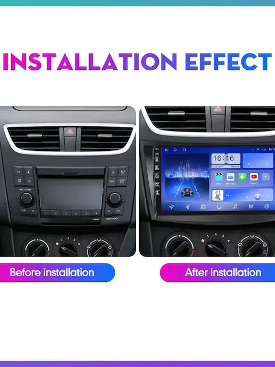 Suzuki Swift 2016 Android Мултимедия Carplay Androidauto GPS Вграден Wi-Fi Bluetooth SH52