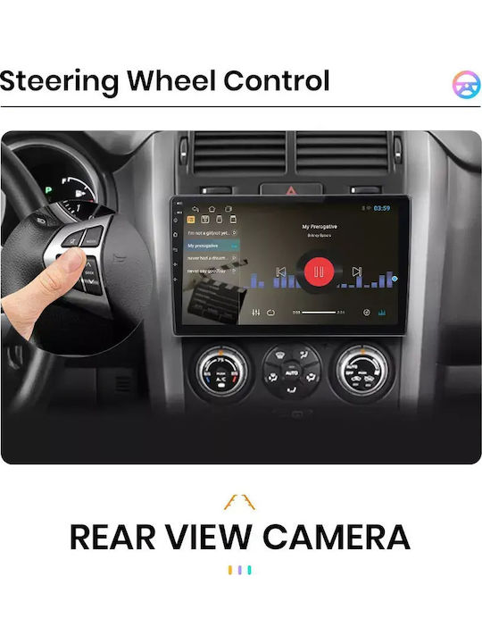 Suzuki Grand Vitara 2012 Android Multimedia Carplay Androidauto Gps Wi-fi Bluetooth Sh26