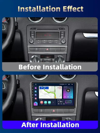 Audi A3 2012 Android Multimedia Carplay Androidauto Gps Wi-Fi Bluetooth Sη39