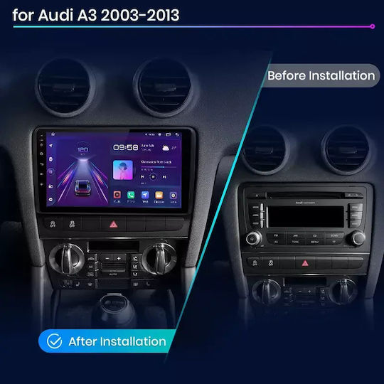 Audi A3 2010 Android Multimedia Carplay Androidauto Gps Wi-fi Bluetooth Sη37