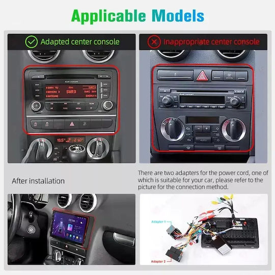 Audi A3 2011 Android Multimedia Carplay Androidauto Gps Wi-fi Bluetooth Sη38