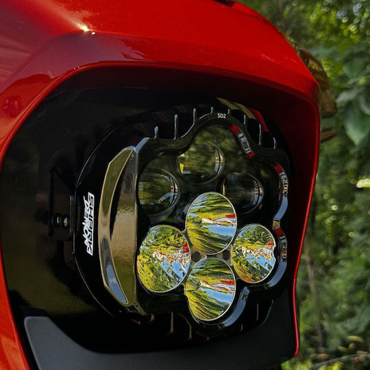 Μπροστινό Φανάρι Harley Davidson Street Glide Custom Dynamics Shark Demon 2 Performance Led Headlight.ki