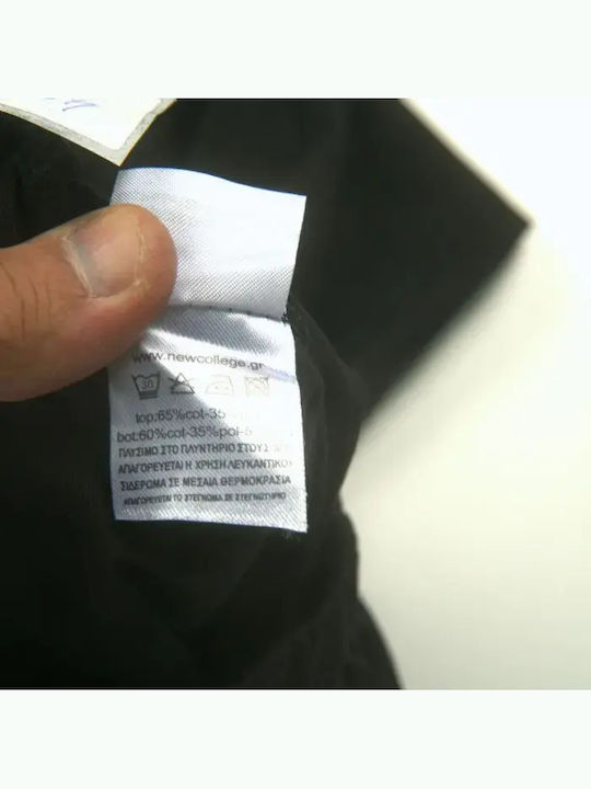 Kinderleggings Lang Schwarz