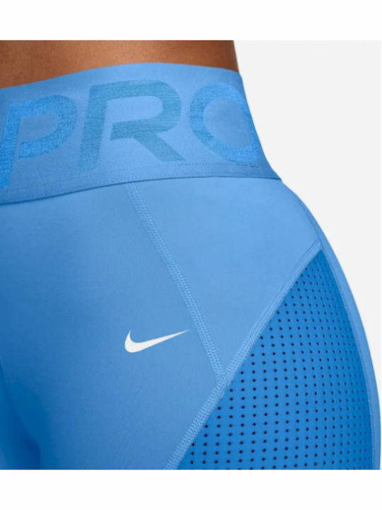Dri-Fit Pro Sculpt Training Damen Fahrrad Leggings mit Formendefinition Push-up Blau