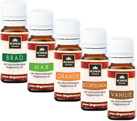 Set 5 Aromatherapy Scented Oils Special Christmas Edition King Aroma