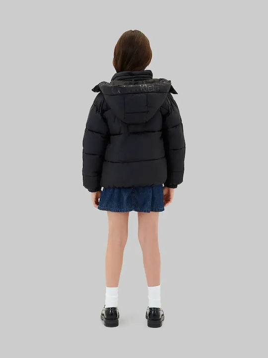 Kids Quilted Jacket Black