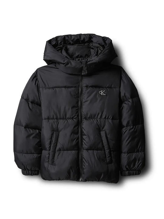 Kids Quilted Jacket Black