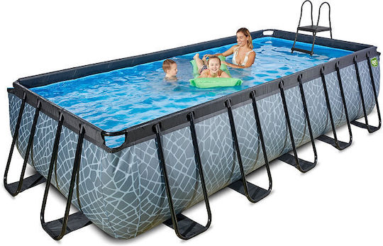 Exit Toys Πισίνα PVC με Μεταλλικό Σκελετό 540x250x122εκ. Γκρι