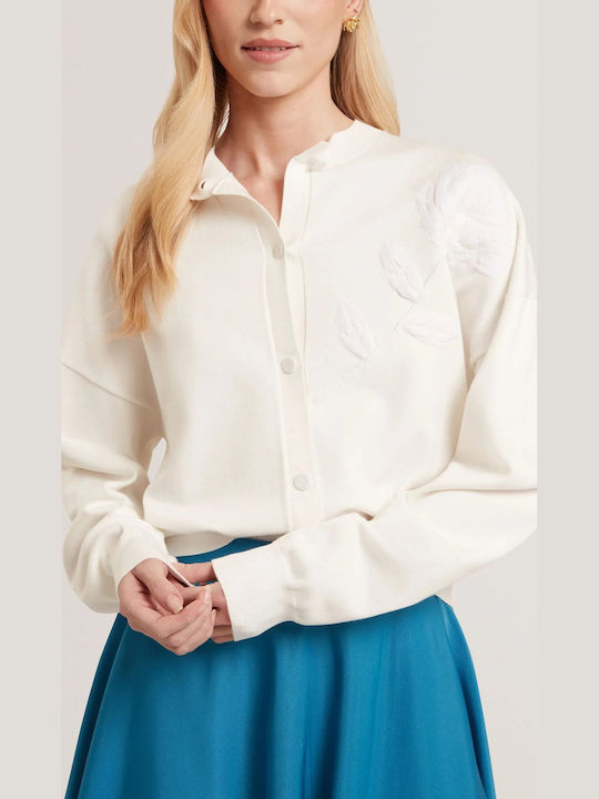 Ted Baker Γυναικεία Ζακέτα Ivory