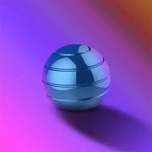 Chippo Antistress Metal Blue