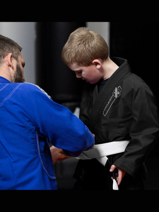 Hayabusa Παιδική Στολή Brazilian Jiu Jitsu Μαύρη