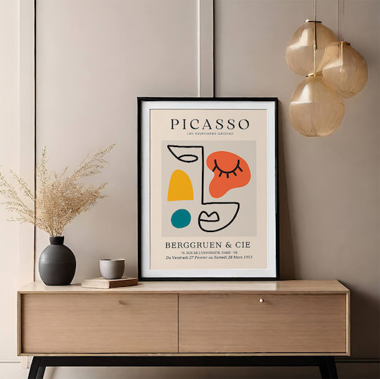 Poster Pablo Picasso Les Dejeurenes Dessins Art243 40cm X 50cm White Wooden Frame