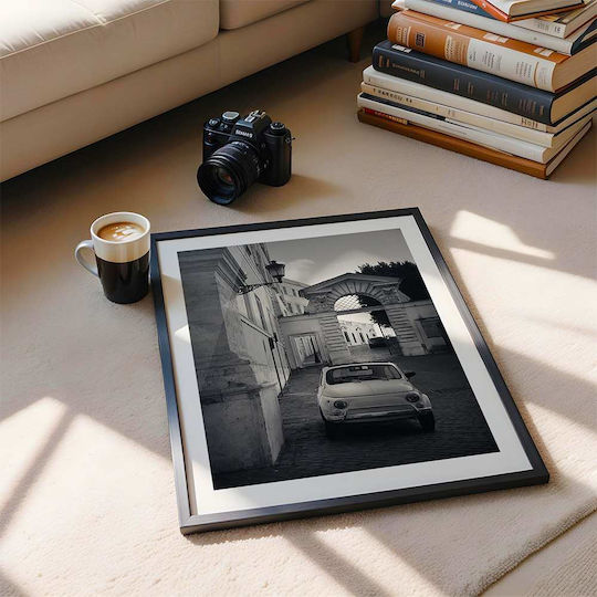Poster Vintage View Pst25192 40cm X 50cm Κορνίζα Φυσικό Ξύλου Μπεζ 61693pd156395f55316