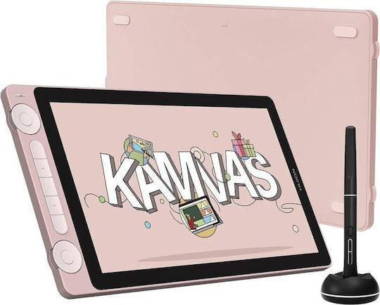 Huion Kamvas 13 Графичен таблет с екран FHD 13.3" Sakura Pink
