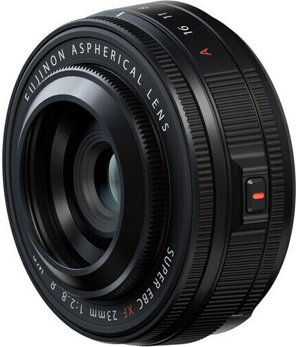 Fujifilm Crop Фотообектив XF 23mm F/2.8 R WR Фиксиран за Fujifilm X Mount Черен
