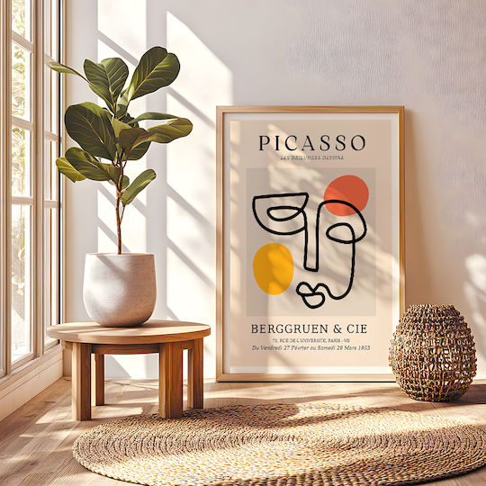 Poster Pablo Picasso Les Dejeurenes Dessins Art240 40cm X 50cm Premium Μαύρο Ξύλινο Κάδρο-63765pd156090f55323