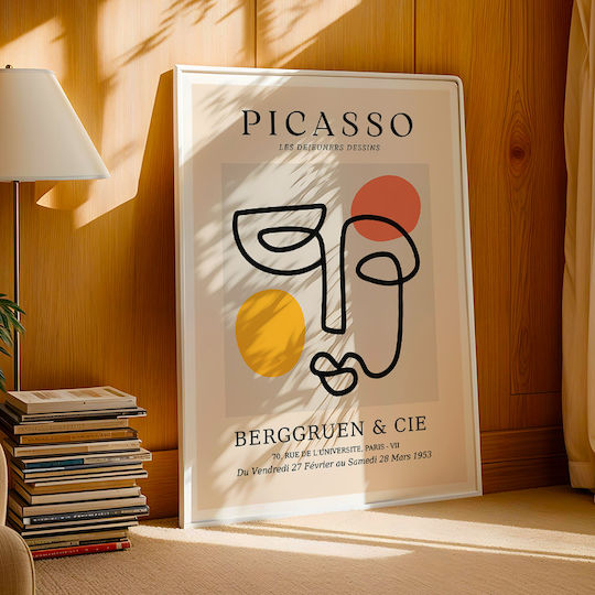 Poster Pablo Picasso Les Dejeurenes Dessins Art240 40cm X 50cm Premium Μαύρο Ξύλινο Κάδρο-63765pd156090f55323