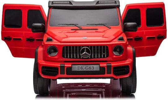 Mercedes AMG G63 Two Seater with Remote Control Licensed 12 Volt Red for 3+ Years