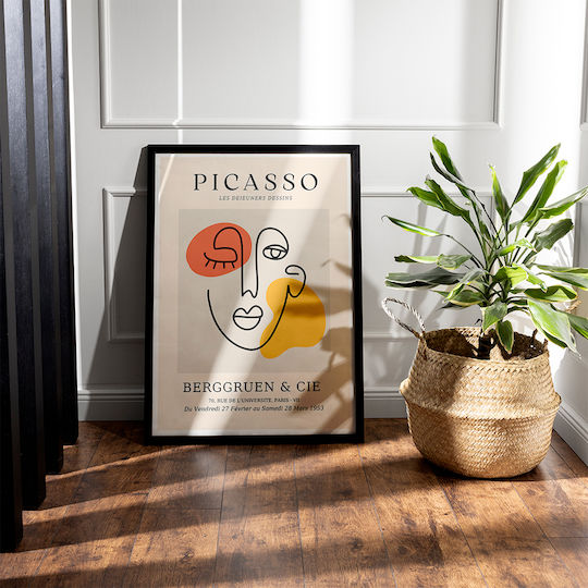 Poster Pablo Picasso Les Dejeurenes Dessins Art241 40cm X 50cm White Wooden Frame