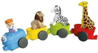Playmobil Младежки влак с животни за 1-4 години
