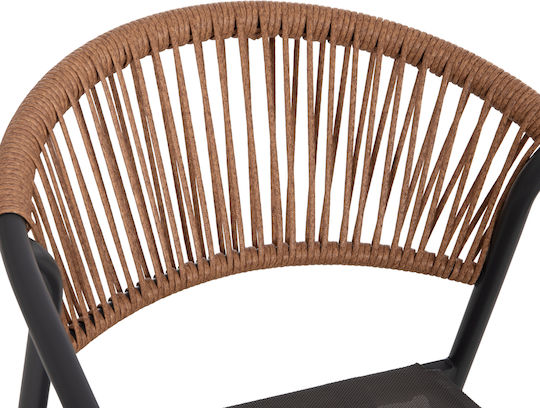 Set de dining pentru exterior Figo 5 buc Gri