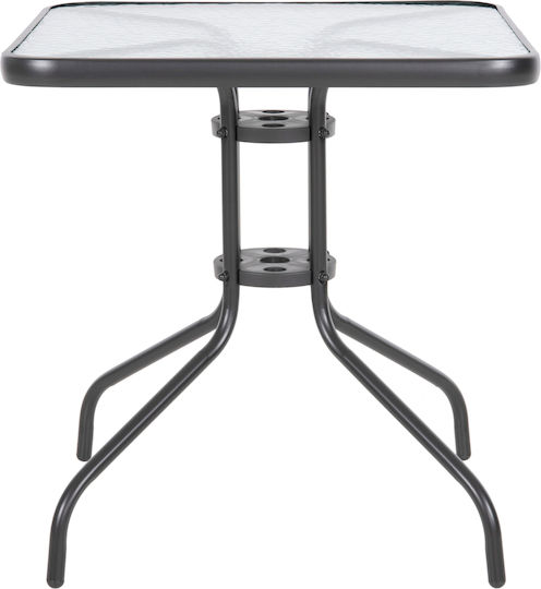 Set de dining pentru exterior Figo 5 buc Gri