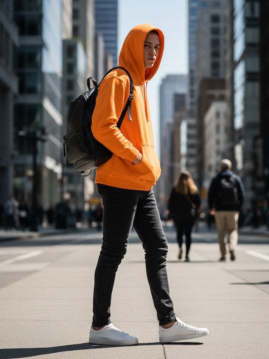 Gildan Softstyle Мъжки Рекламен Суитшърт Tangerine