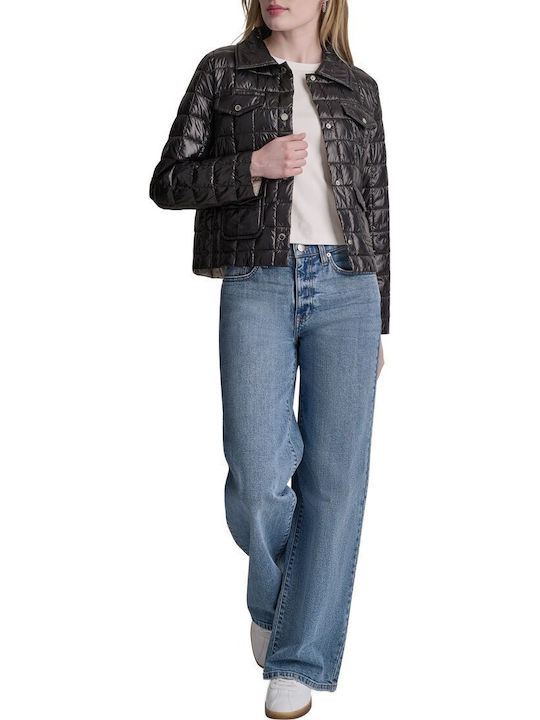 Damen Jacken für Winter Schwarz