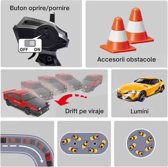 Teleghidată Mașină Drift Roșie