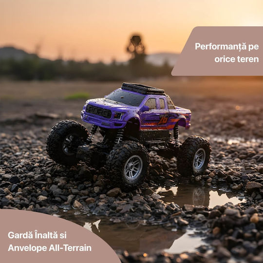 Mașină Teleghidată Monster Truck Violet