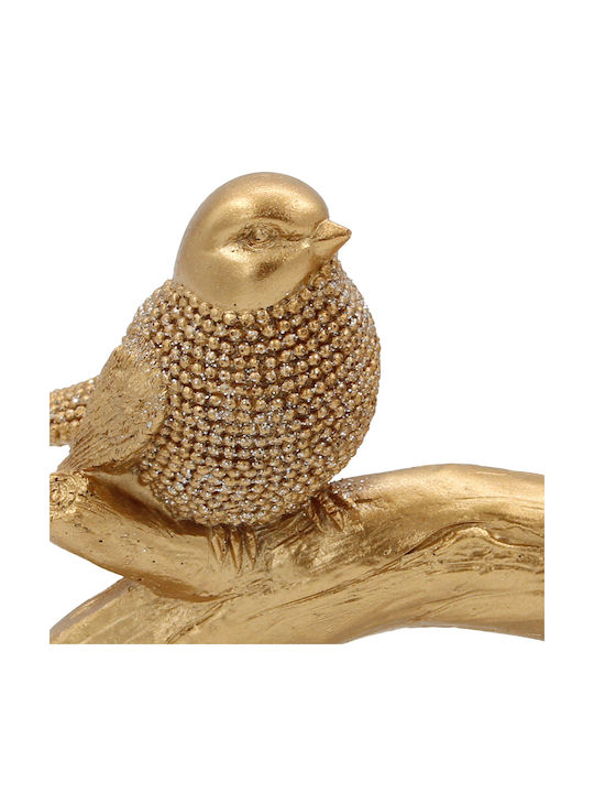 Keskor Dekorative Vogel Figurine Polyresin 17x8x11cm